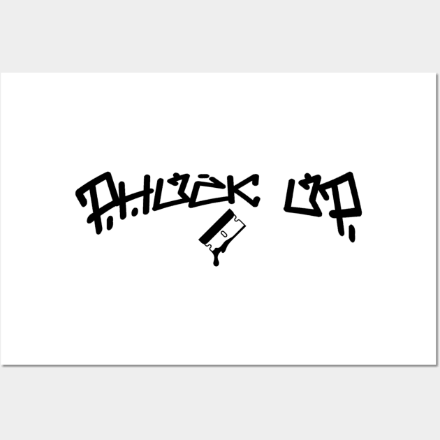 black blade Wall Art by PHUCK_UP